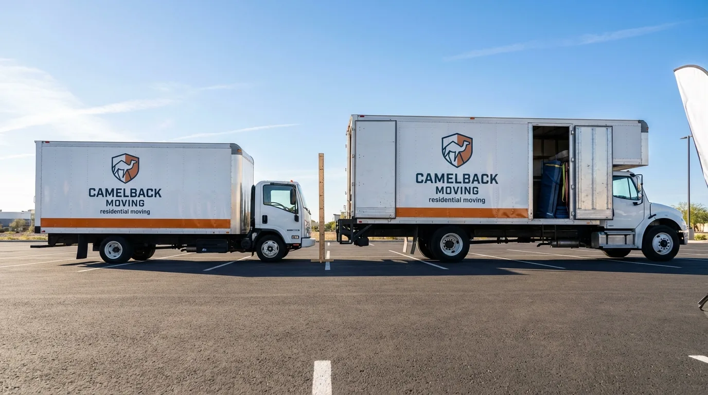 Moving truck size capacity guide in Midlothian